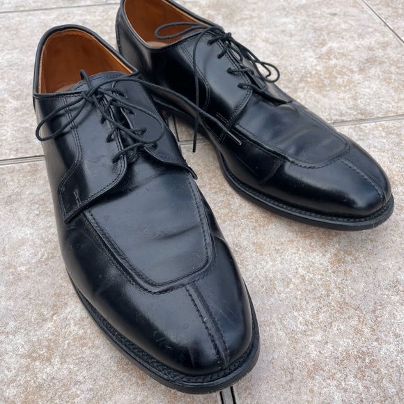 Allen Edmonds Hancock Leather Lace Up Dress Shoes Black Mens - Picture 9 of 15